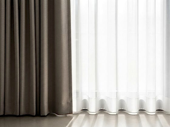 curtain and sheer details