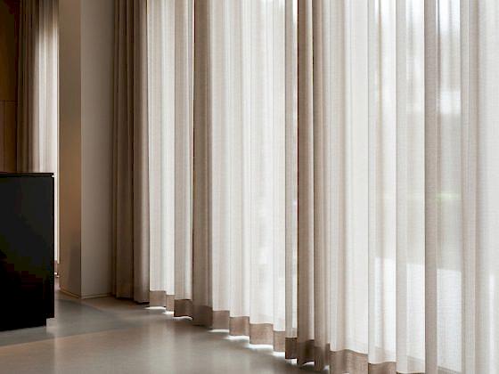 lobby reception curtains